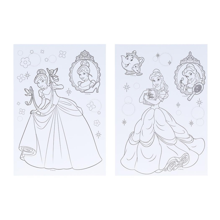 ディズニープリンセス 塗り絵 ぬりえdeシール | cinemacollection | 詳細画像3 