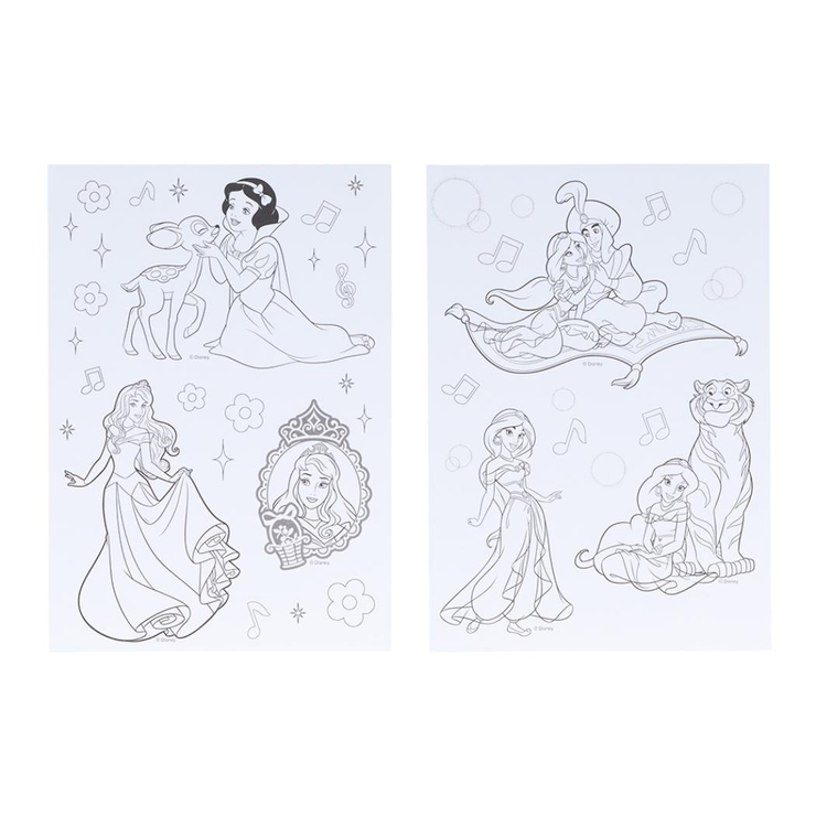 ディズニープリンセス 塗り絵 ぬりえdeシール | cinemacollection | 詳細画像4 