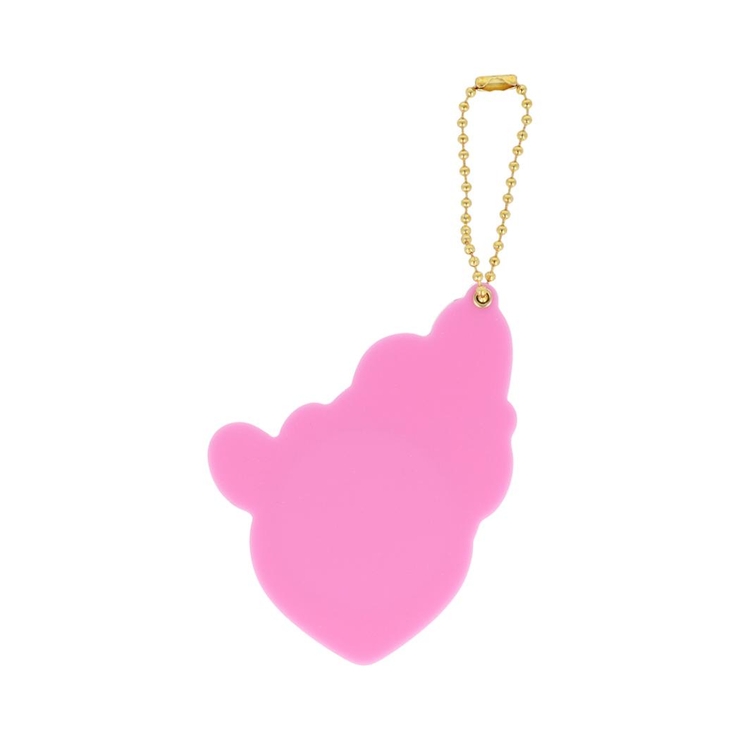 マイメロディ＆フラットくん キーホルダー ミラー付アクキー