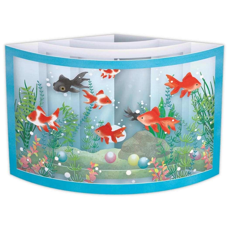 グリーティングカード 立体カード 金魚アクアリウム | cinemacollection | 詳細画像1 