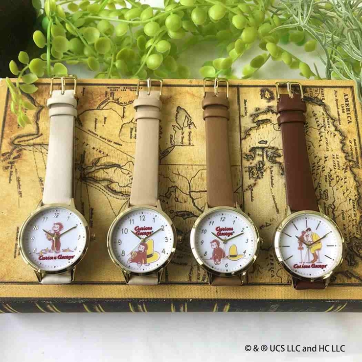 【20%OFF】おさるのジョージ 腕時計 ベーシックレザーウォッチ | cinemacollection | 詳細画像3 