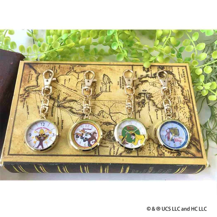 【20%OFF】おさるのジョージ キーホルダー時計 ノーマルKCウォッチ | cinemacollection | 詳細画像4 