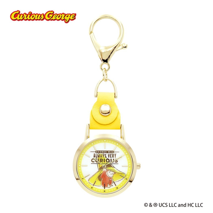 【20%OFF】おさるのジョージ キーホルダー時計 レザーKCウォッチ | cinemacollection | 詳細画像1 