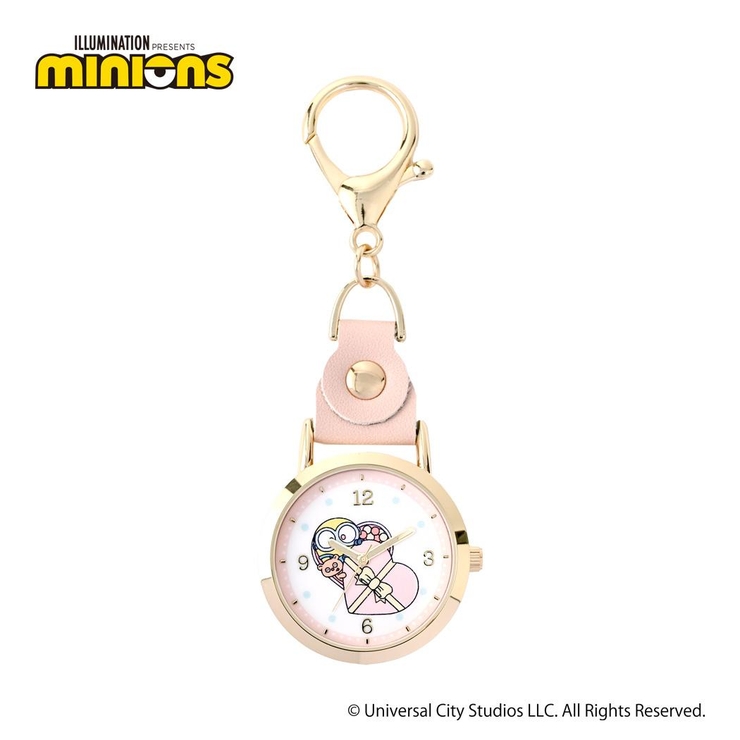 【20%OFF】ミニオンズ キーホルダー時計 レザーウォッチKC | cinemacollection | 詳細画像1 