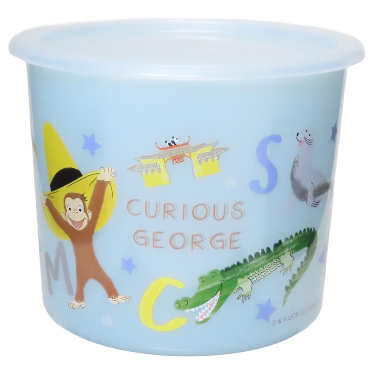 おさるのジョージ 保存容器 ワンタッチシール容器M | cinemacollection | 詳細画像1 