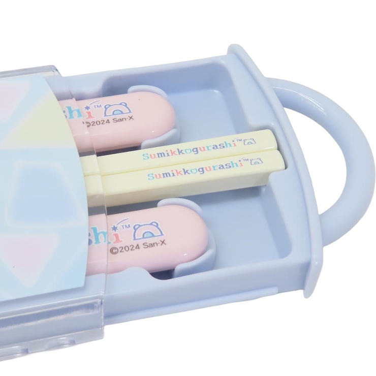 すみっコぐらし お箸＆フォーク＆スプーンセット 抗菌食洗機対応スライド式トリオセ… | cinemacollection | 詳細画像2 