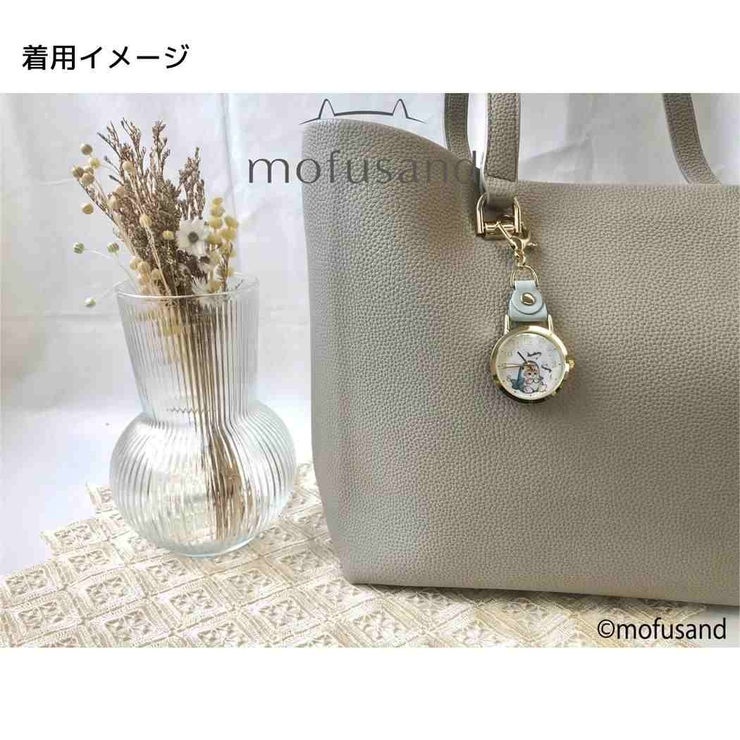 モフサンド キーホルダー時計 水彩ドットKCウォッチ | cinemacollection | 詳細画像2 