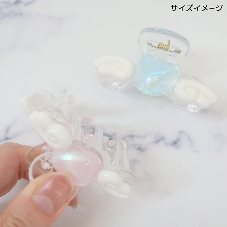 ヘアアクセサリー ヘアクリップ 羽ハート | cinemacollection | 詳細画像2 