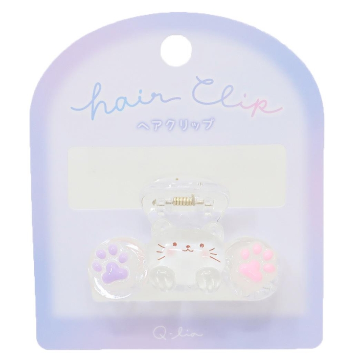 ヘアクリップ 「ドーナツ猫ちゃん」