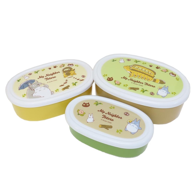 となりのトトロ お弁当箱 抗菌シール容器3Ｐセット | cinemacollection | 詳細画像1 