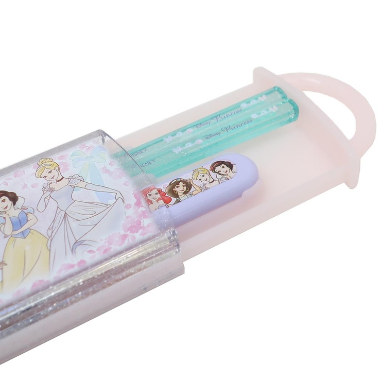 ディズニープリンセス お箸＆スプーンセット 抗菌食洗機対応スライド式箸スプーンコ… | cinemacollection | 詳細画像2 