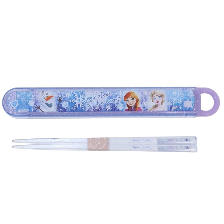 アナと雪の女王 抗菌スライド箸＆箸箱セット 抗菌食洗機対応箸箱セット | cinemacollection【KIDS】 | 詳細画像1 