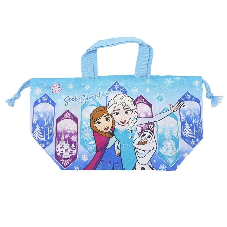 アナと雪の女王 お弁当巾着 ランチ巾着[品番：BREW0179647