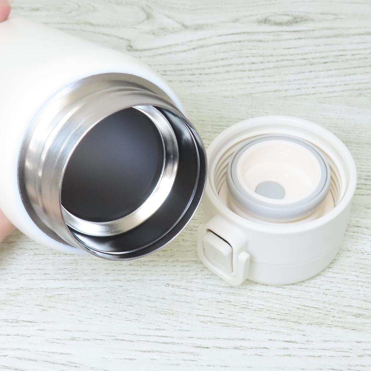 モフサンド 保温保冷水筒 ステンレスワンプッシュボトル | cinemacollection | 詳細画像4 