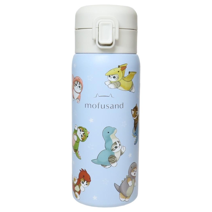 モフサンド 保温保冷水筒 ステンレスワンプッシュボトル | cinemacollection | 詳細画像1 
