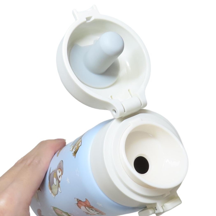 モフサンド 保温保冷水筒 ステンレスワンプッシュボトル | cinemacollection | 詳細画像3 