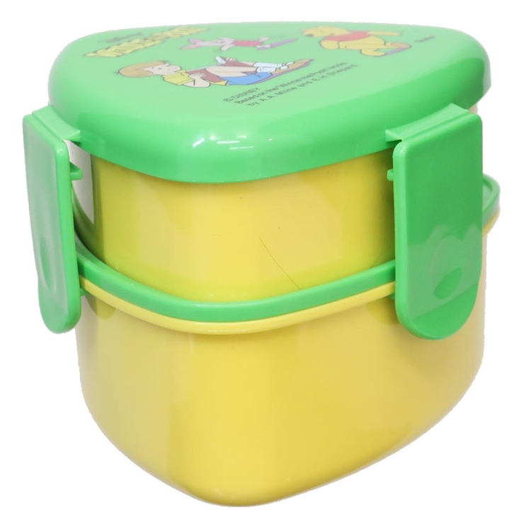 くまのプーさん お弁当箱 抗菌三角おにぎりランチボックス2段 | cinemacollection | 詳細画像2 