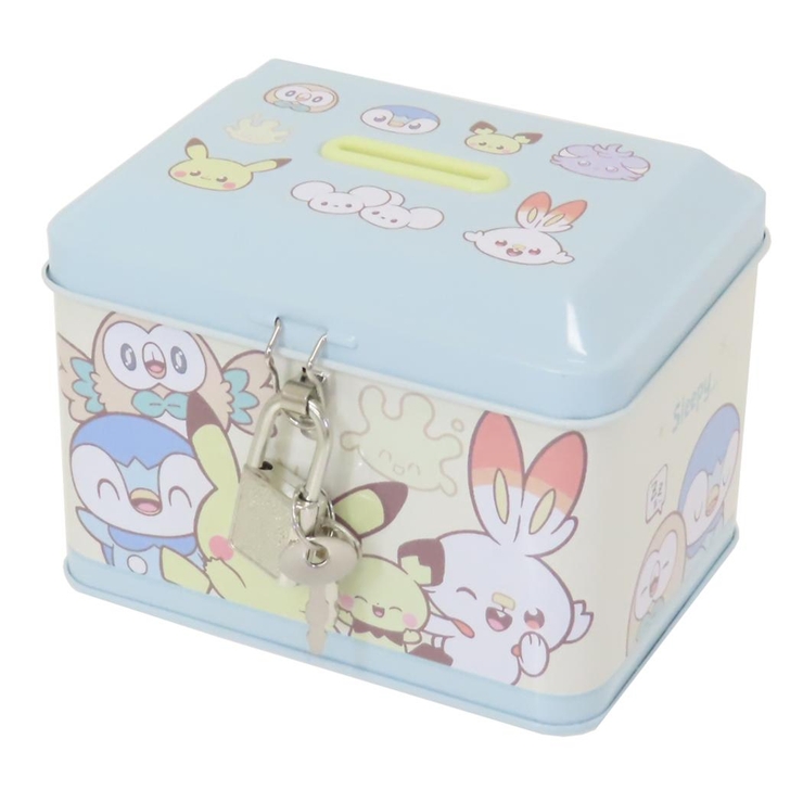 ポケットモンスター 貯金箱 カギ付き缶バンク | cinemacollection | 詳細画像1 