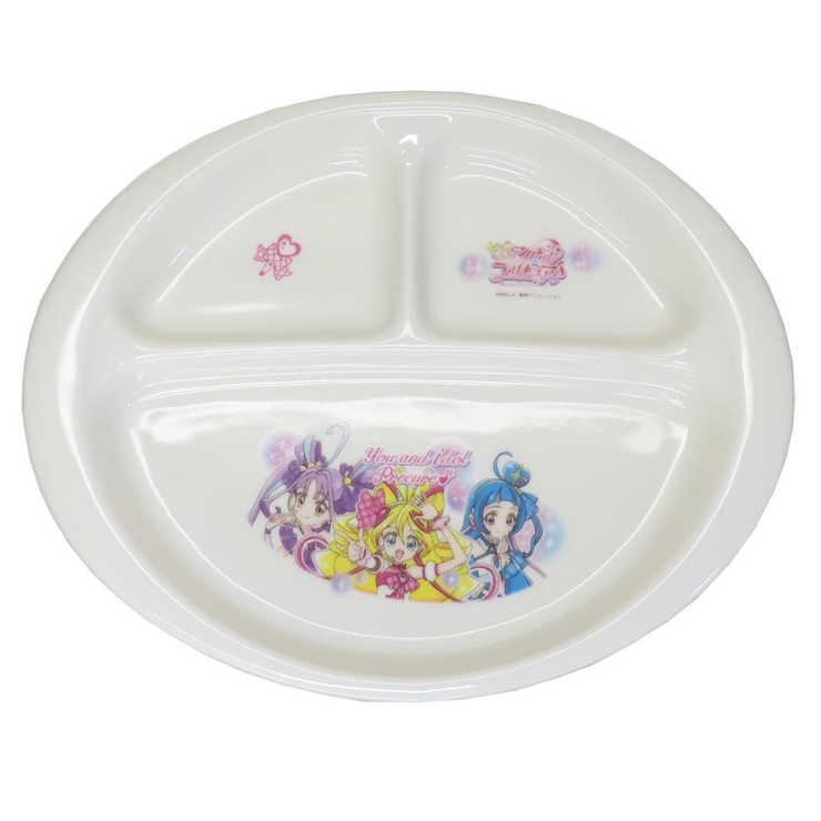 キミとアイドルプリキュア キッズ食器 ランチ皿 | cinemacollection【KIDS】 | 詳細画像1 