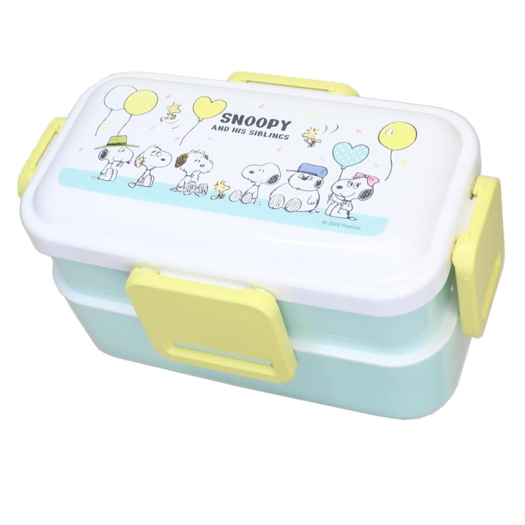 スヌーピー お弁当箱 抗菌食洗機対応ふわっと弁当箱2段 | cinemacollection | 詳細画像1 