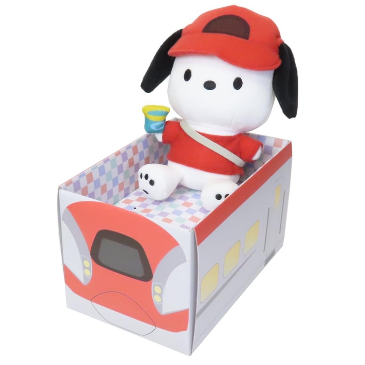 ポチャッコ プラッシュドール 新幹線BOX付ぬいぐるみ | cinemacollection | 詳細画像1 
