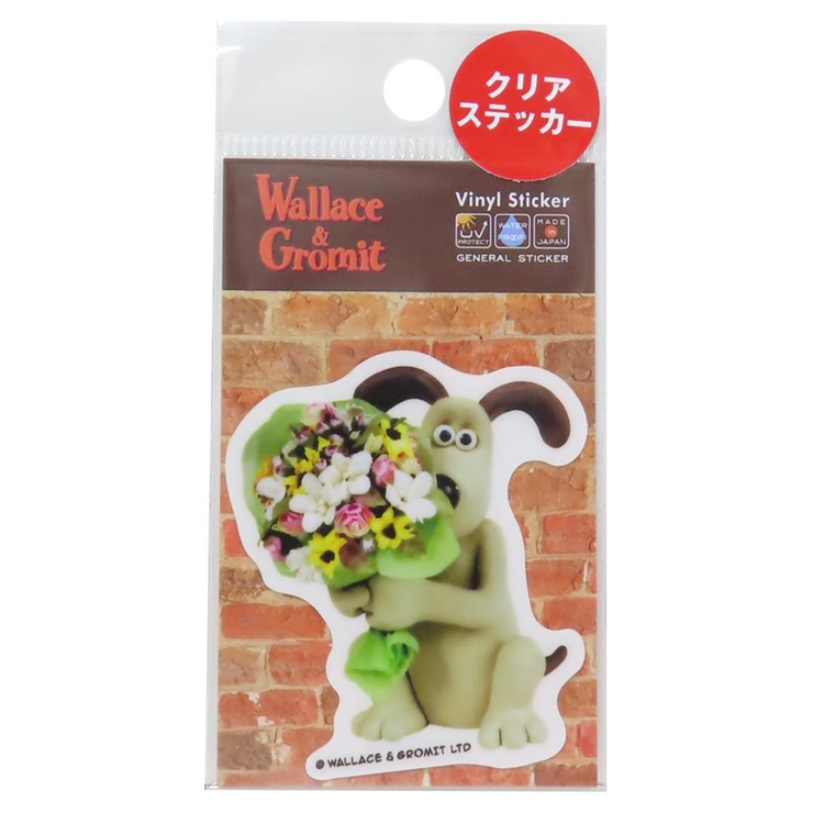 ウォレスとグルミット ビニールシール ダイカットクリアミニステッカー | cinemacollection | 詳細画像1 