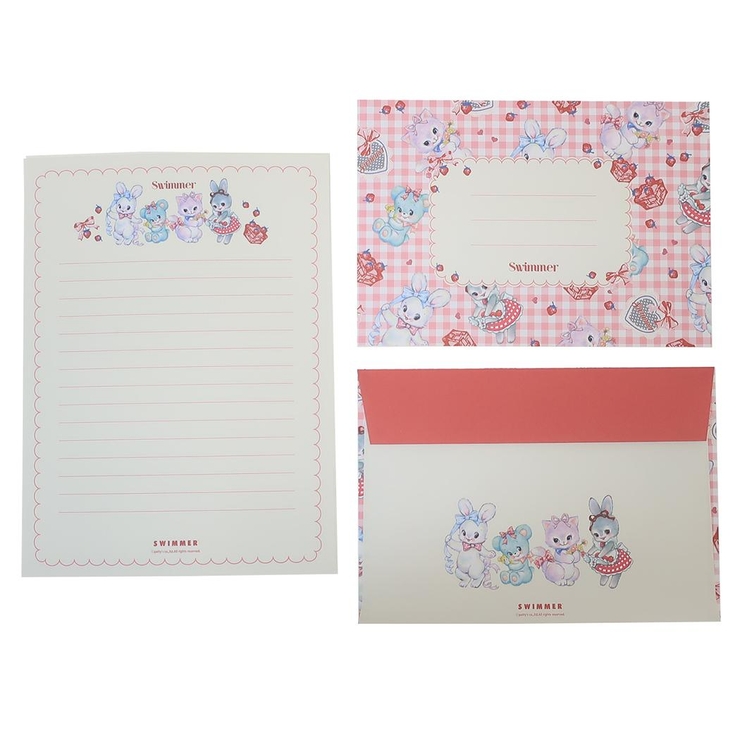 SWIMMER レターセット♡ 紙もの詰め合わせ☆ 作家様メモ デザイン