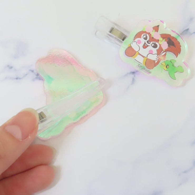 クッピーラムネ ヘアアクセ オーロラアクリルヘアクリップ | cinemacollection | 詳細画像2 