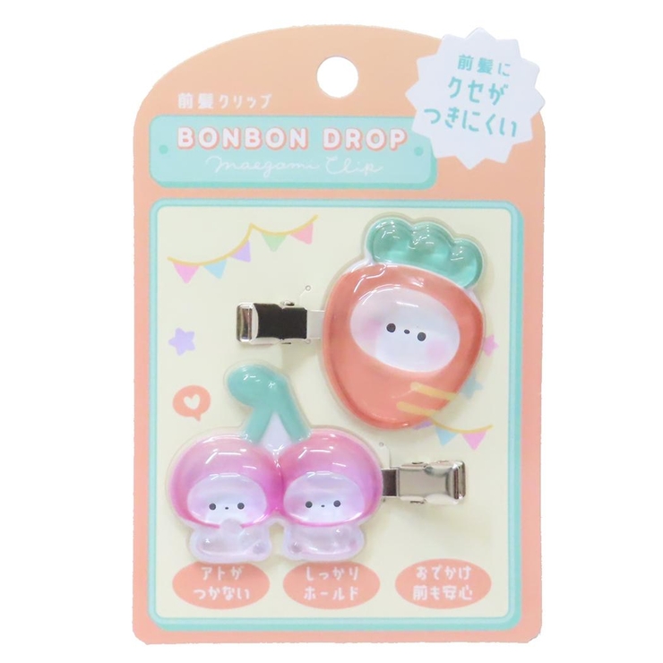 ヘアアクセ ボンボンドロップ 前髪クリップ | cinemacollection | 詳細画像1 