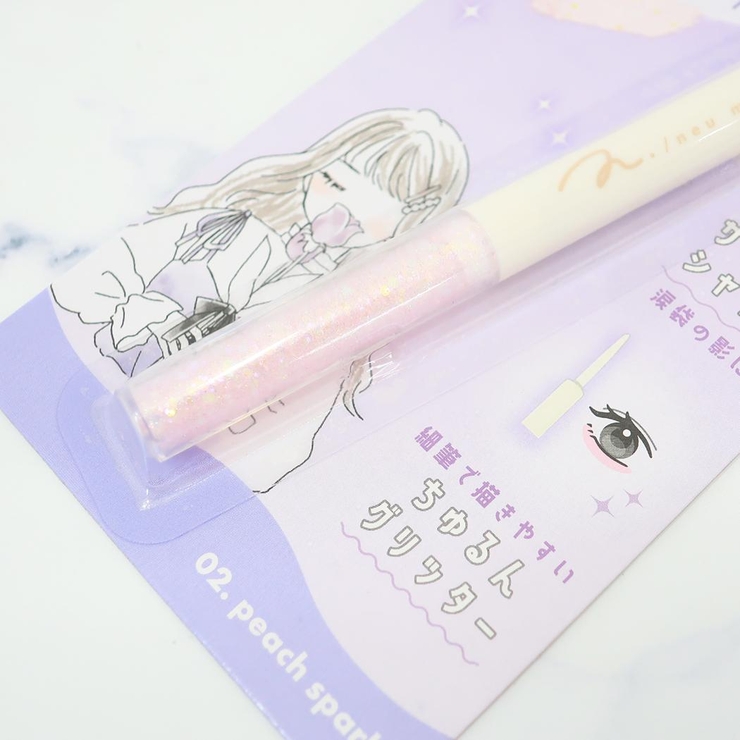 コスメ雑貨 2in1涙袋グリッター＆シャドウ PEACH | cinemacollection | 詳細画像2 