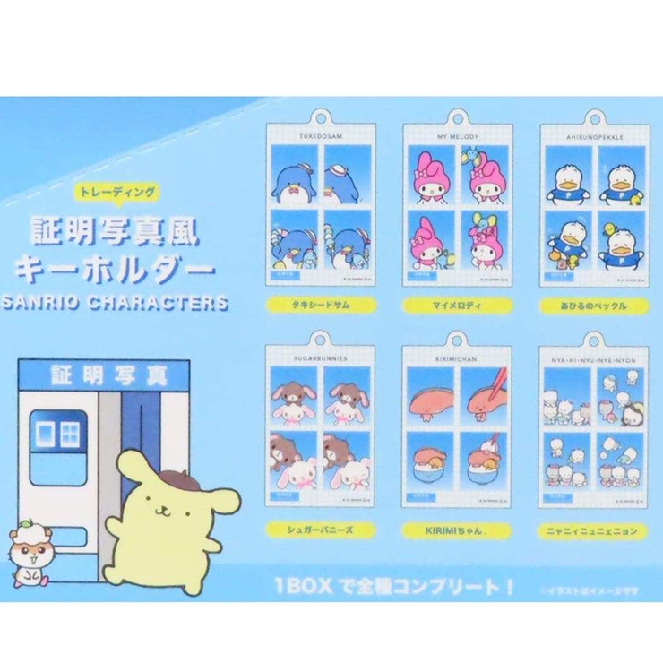 【定価以下】サンリオ 証明写真キーホルダーVol.2 1BOXコンプリート 楽天市場】サンリオ 証明写真風 アクリル キーホルダー vol.2