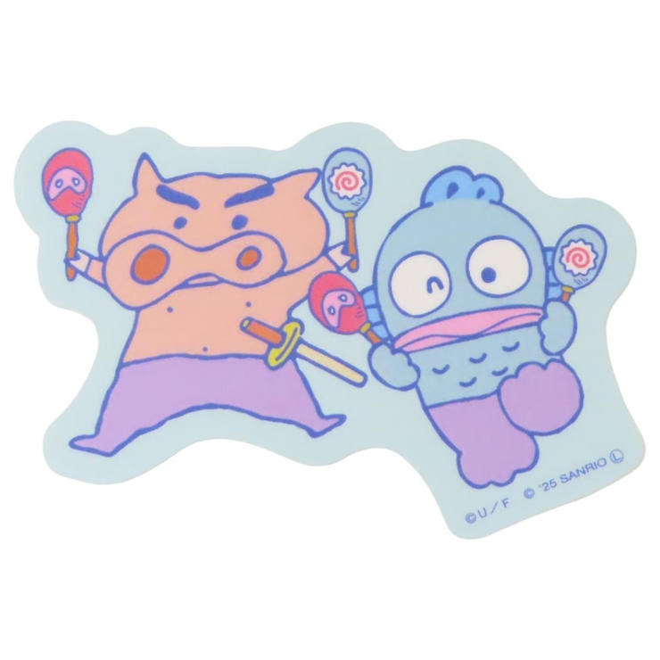 クレヨンしんちゃんxはぴだんぶい ダイカットシール ダイカットステッカーミニ | cinemacollection | 詳細画像1 