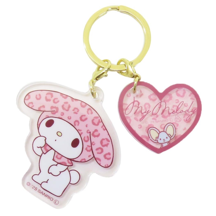 マイメロディ キーリング 2チャームキーホルダー | cinemacollection | 詳細画像1 