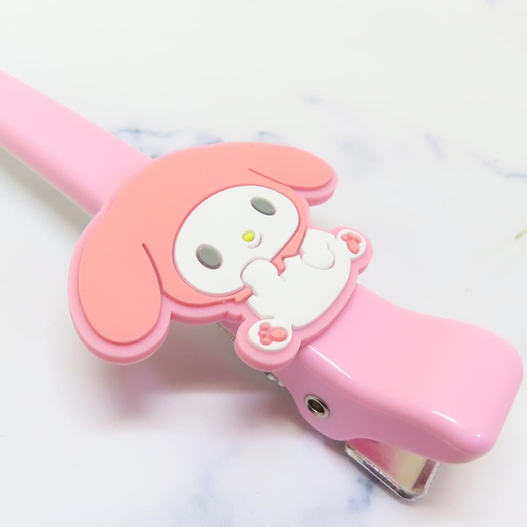 マイメロディ 前髪クリップ マスコットロングヘアクリップ[品番
