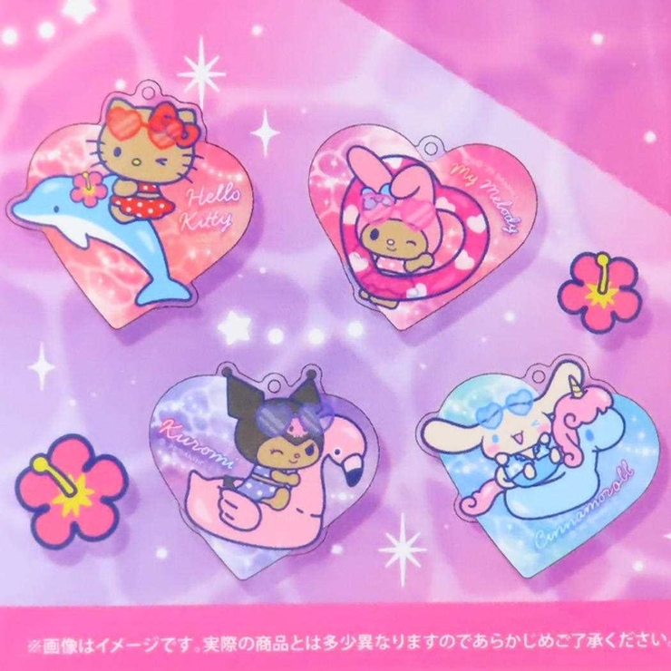 サンリオキャラクターズ キーリング トレーディンググリッター