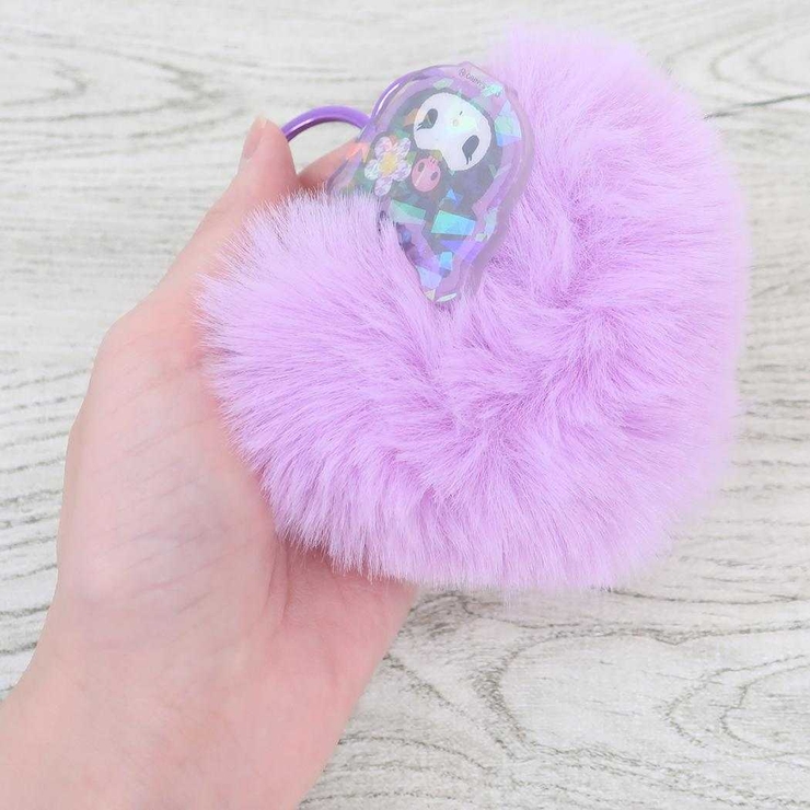 クロミ キーリング ハート型ファーキーホルダー[品番：BREW0188962