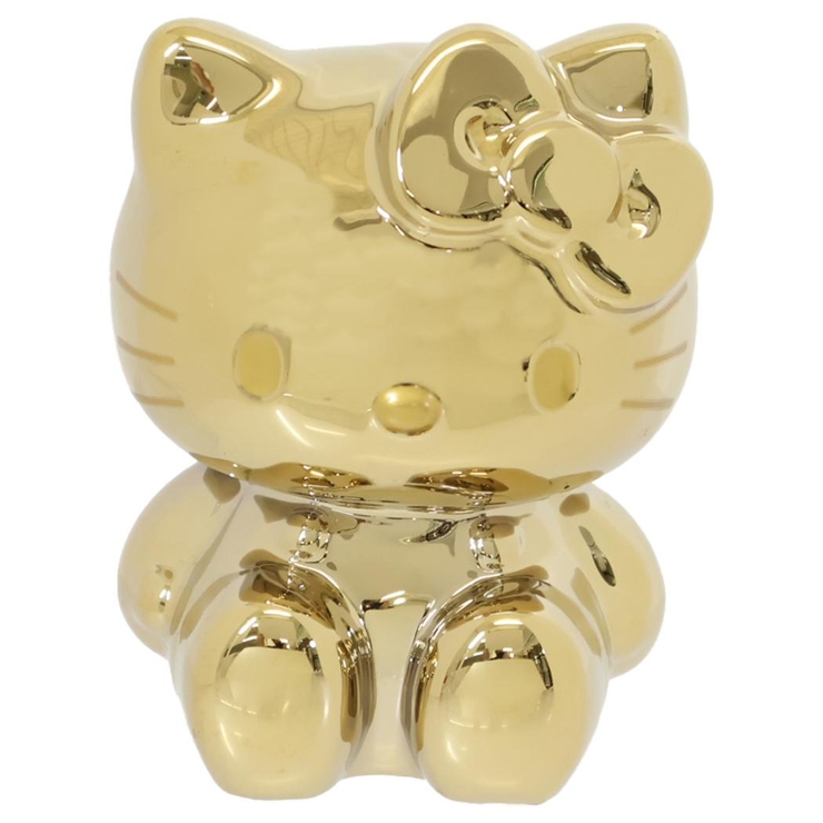 ハローキティ 貯金箱 ゴールド貯金箱[品番：BREW0191206