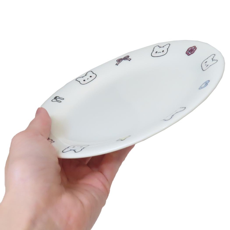 はなまるおばけ 中皿 ケーキプレート[品番：BREW0192736