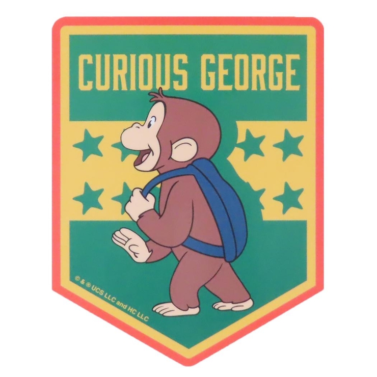 おさるのジョージ ダイカットシール キャラクターステッカー | cinemacollection | 詳細画像1 