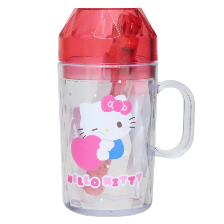 ハローキティ 歯磨きセット ダイヤカット歯みがきセット[品番