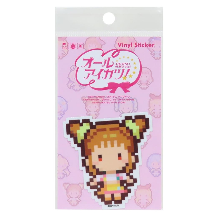 オールアイカツ！ ダイカットシール ピクセルアートステッカー[品番