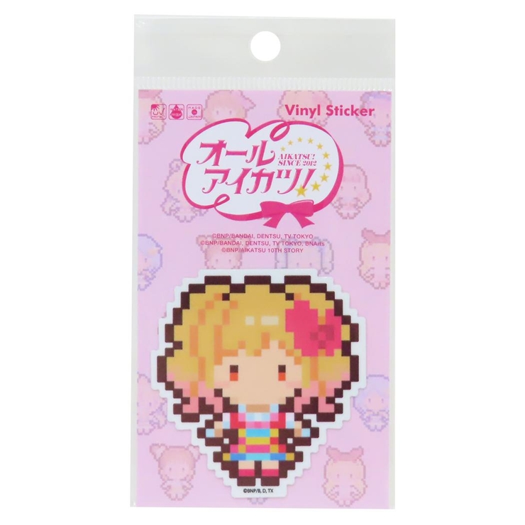 オールアイカツ！ ダイカットシール ピクセルアートステッカー[品番