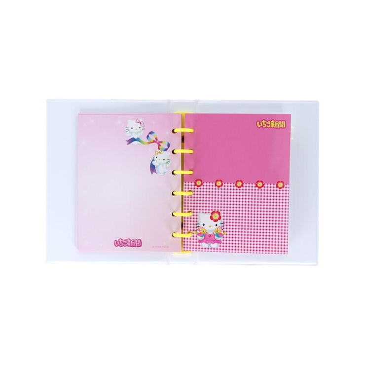 レア ハローキティ いちご柄 バインダー B5リングファイル 1999年代