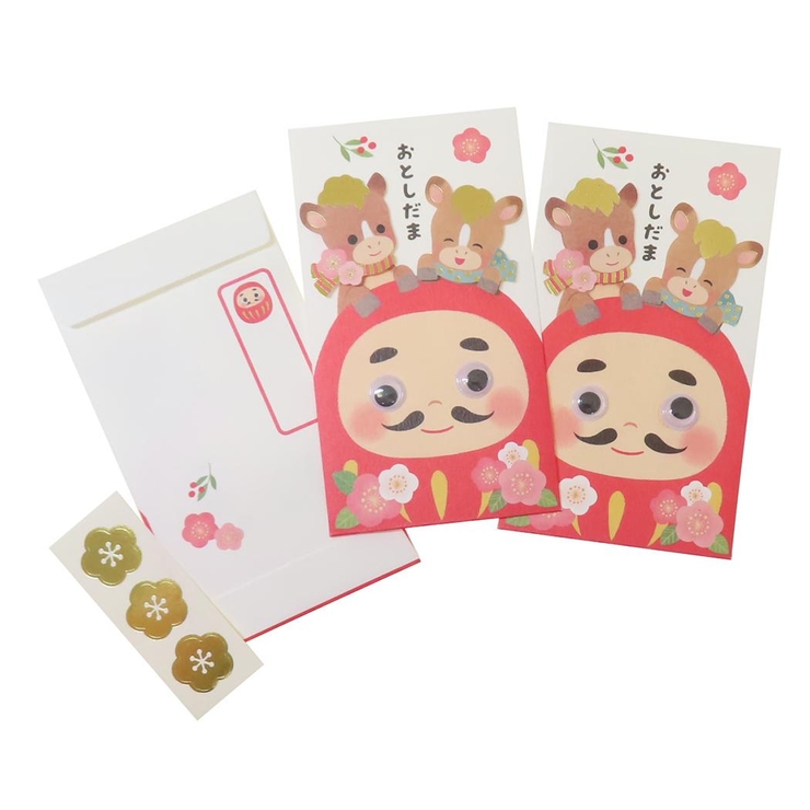 ポチ袋 ハンドメイド年賀ぽち袋 3枚入り | cinemacollection | 詳細画像1 