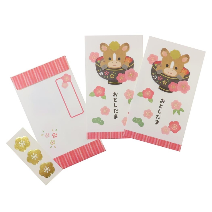 ポチ袋 ハンドメイド年賀ぽち袋 3枚入り | cinemacollection | 詳細画像1 