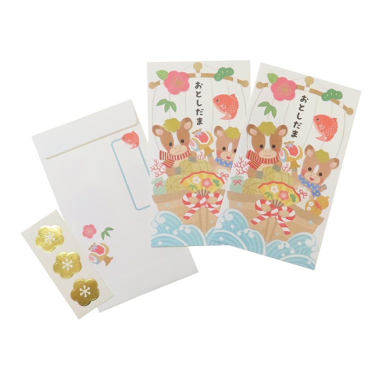 ポチ袋 ハンドメイド年賀ぽち袋 3枚入り | cinemacollection | 詳細画像1 