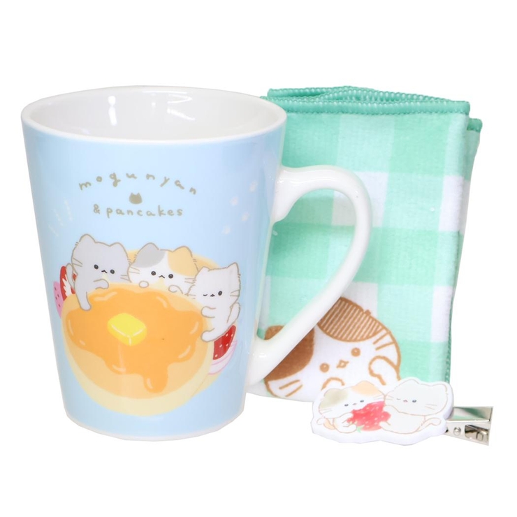 マグカップ＆タオル＆ヘアクリップセット マグカップギフト もぐにゃん | cinemacollection【KIDS】 | 詳細画像1 