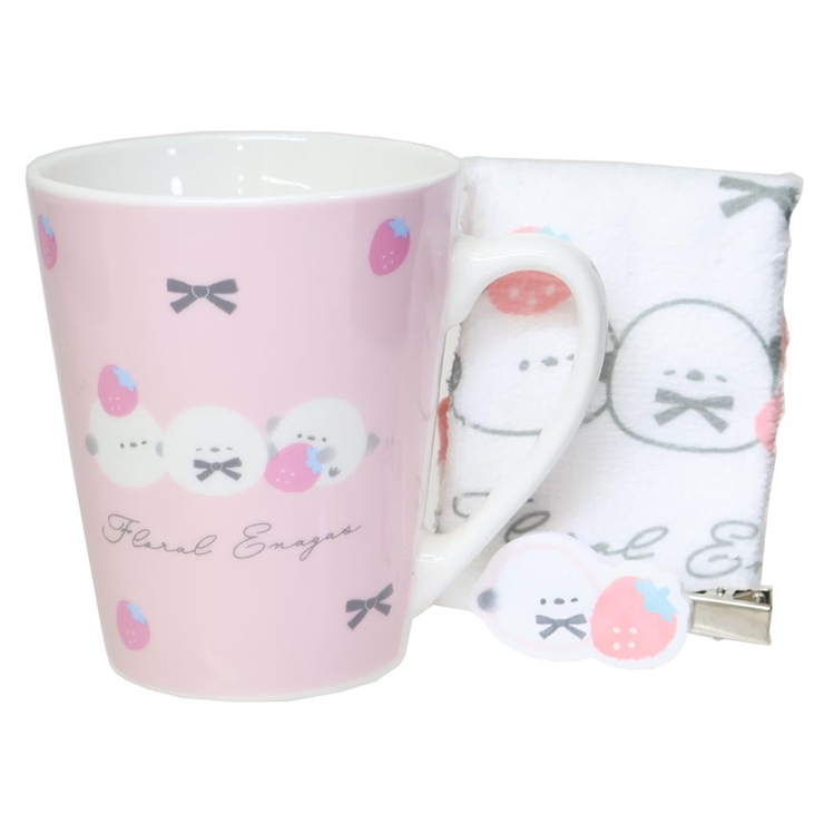 マグカップ＆タオル＆ヘアクリップセット マグカップギフト FLORAL