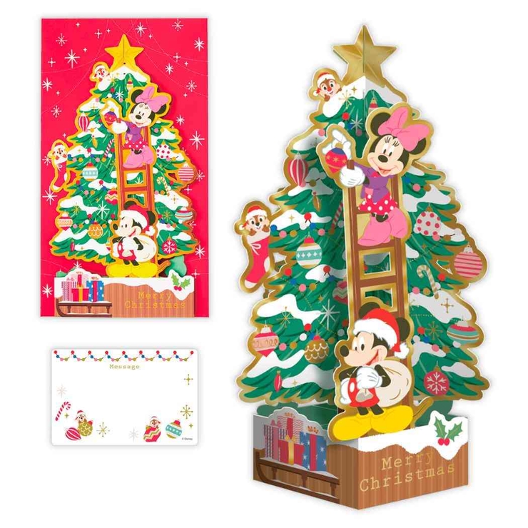 ディズニーキャラクター クリスマスカード 立体カード | cinemacollection | 詳細画像1 