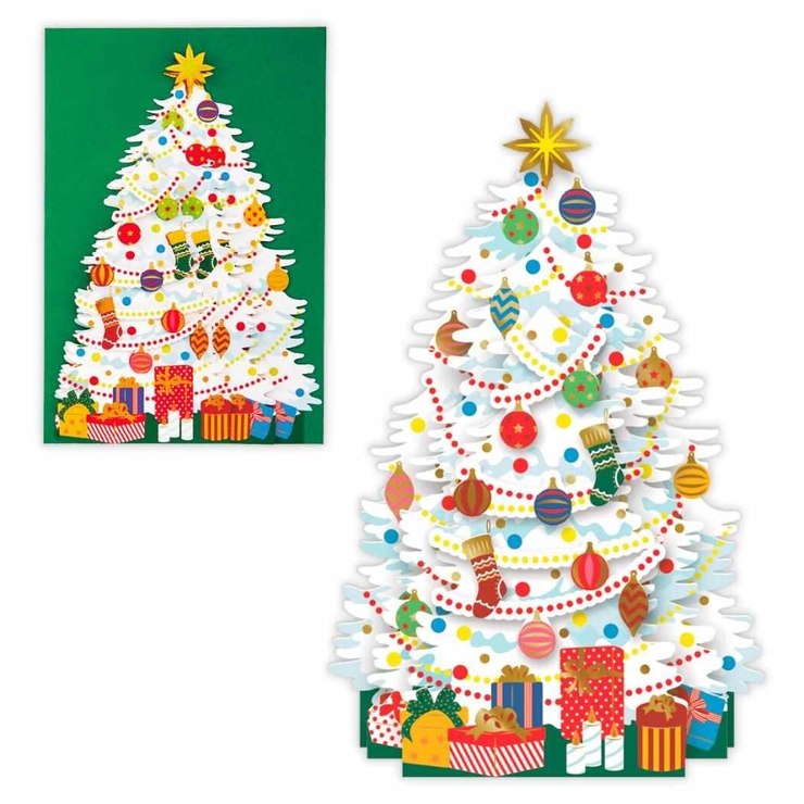 クリスマスカード クリスマスツリーカード 立体カード | cinemacollection | 詳細画像1 